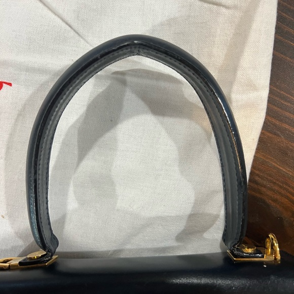 Salvatore Ferragamo Navy and Gold Women's Bag - Picture 3 of 3